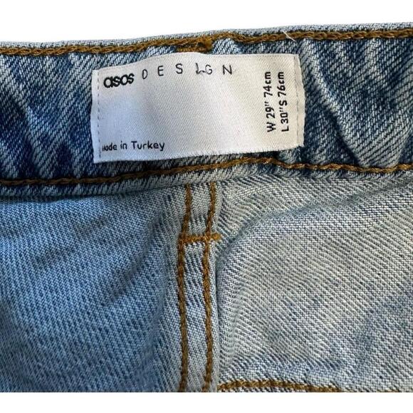 Women's ASOS Blue Jeans Size 29 - Picture 6 of 10